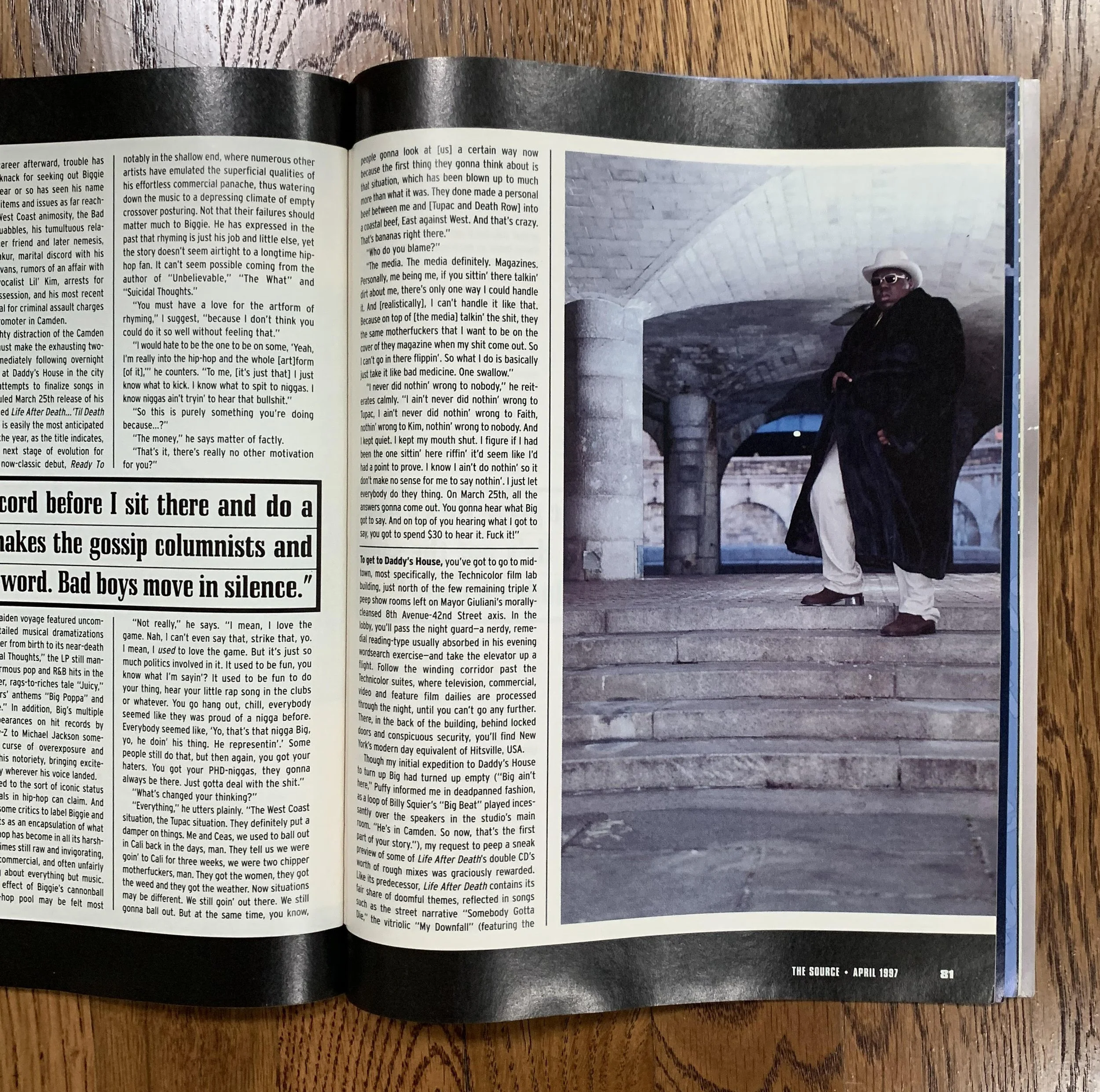 Vintage The Source April 1997 Notorious B.I.G Cover Issue — RootsBK